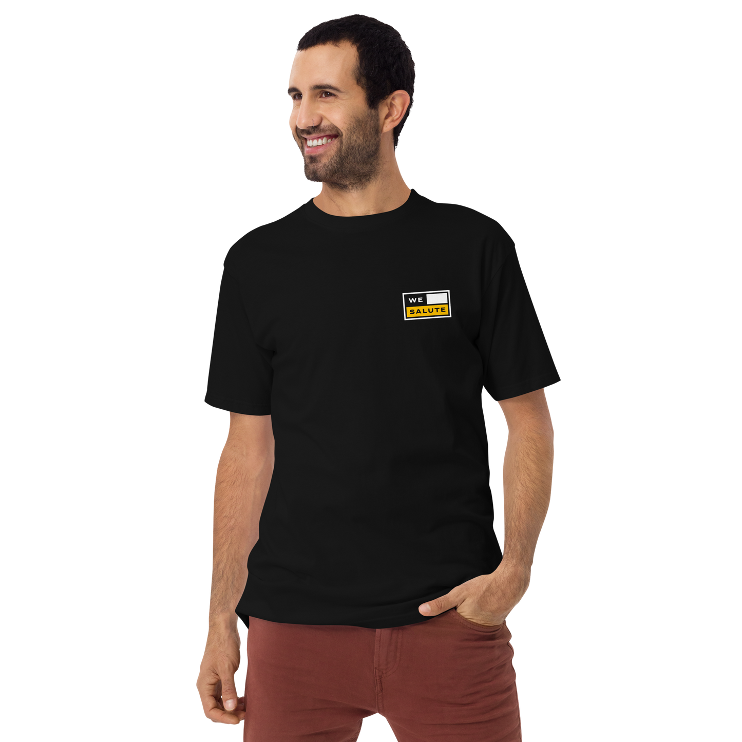 WeSalute Premium Heavyweight T-Shirt | Black