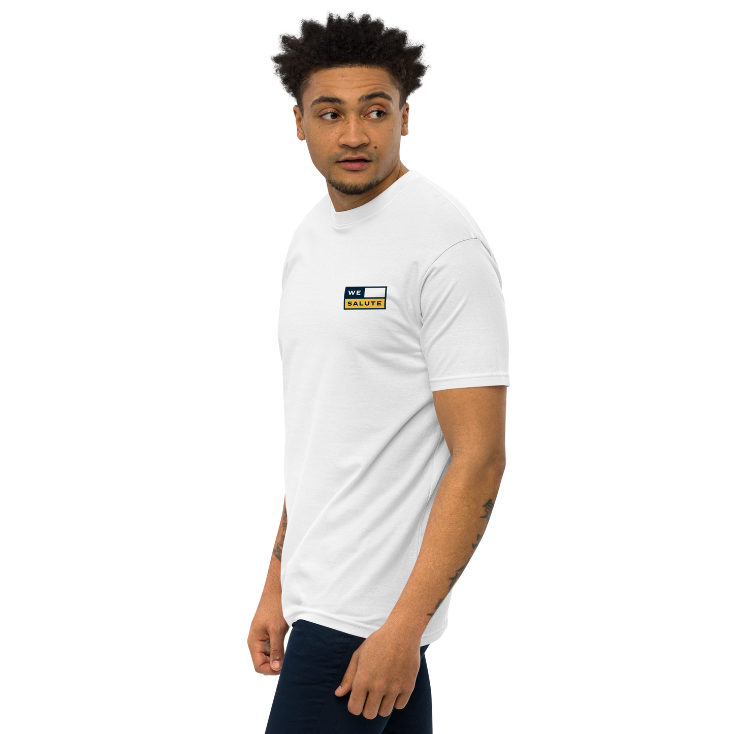 WeSalute Premium Heavyweight T-Shirt | White