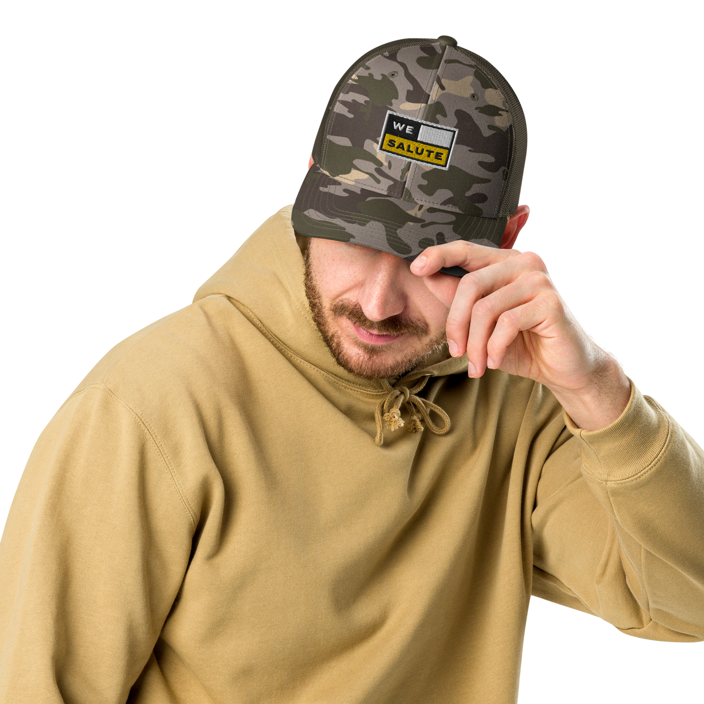 Camo trucker hat