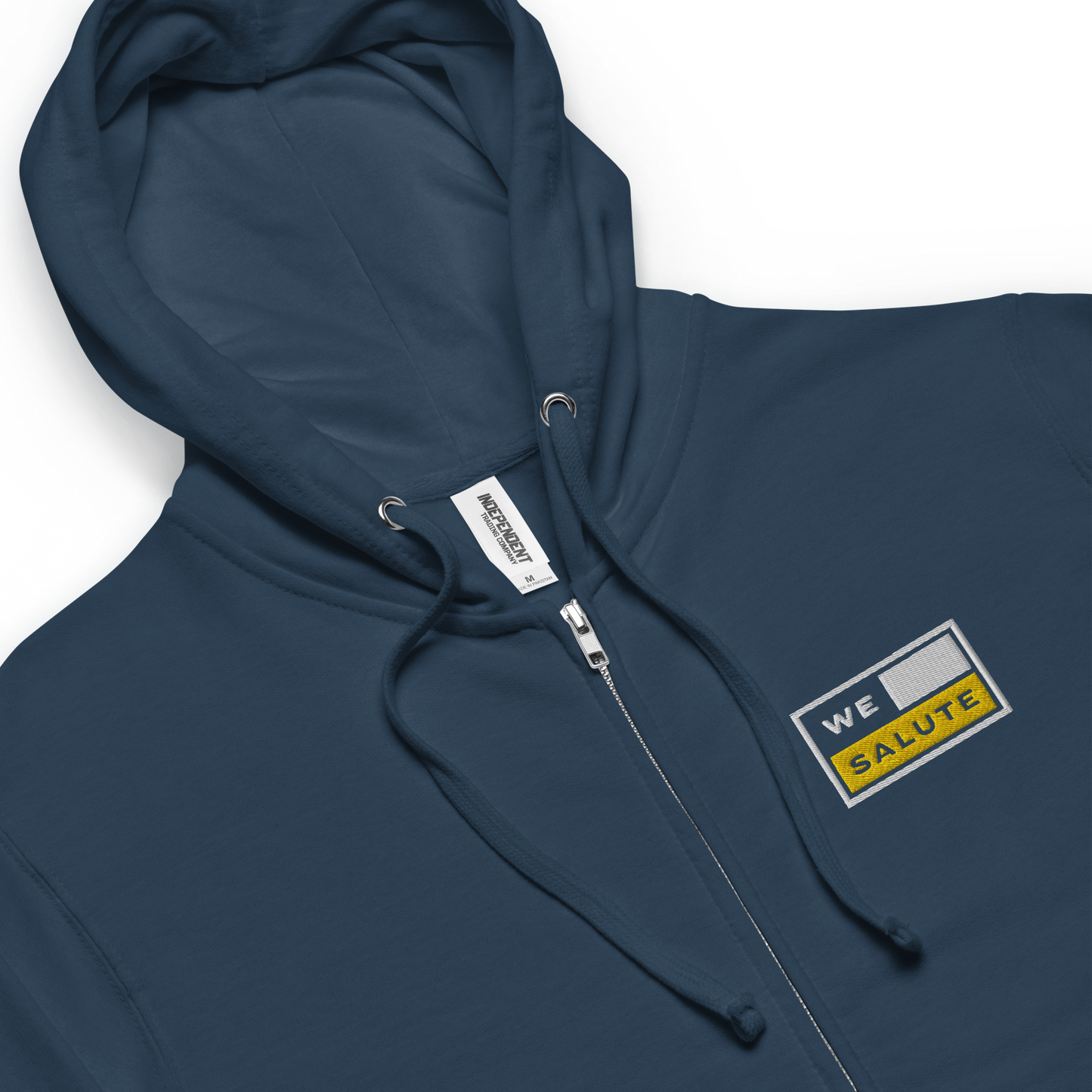 WeSalute Unisex Fleece Zip-Up Hoodie