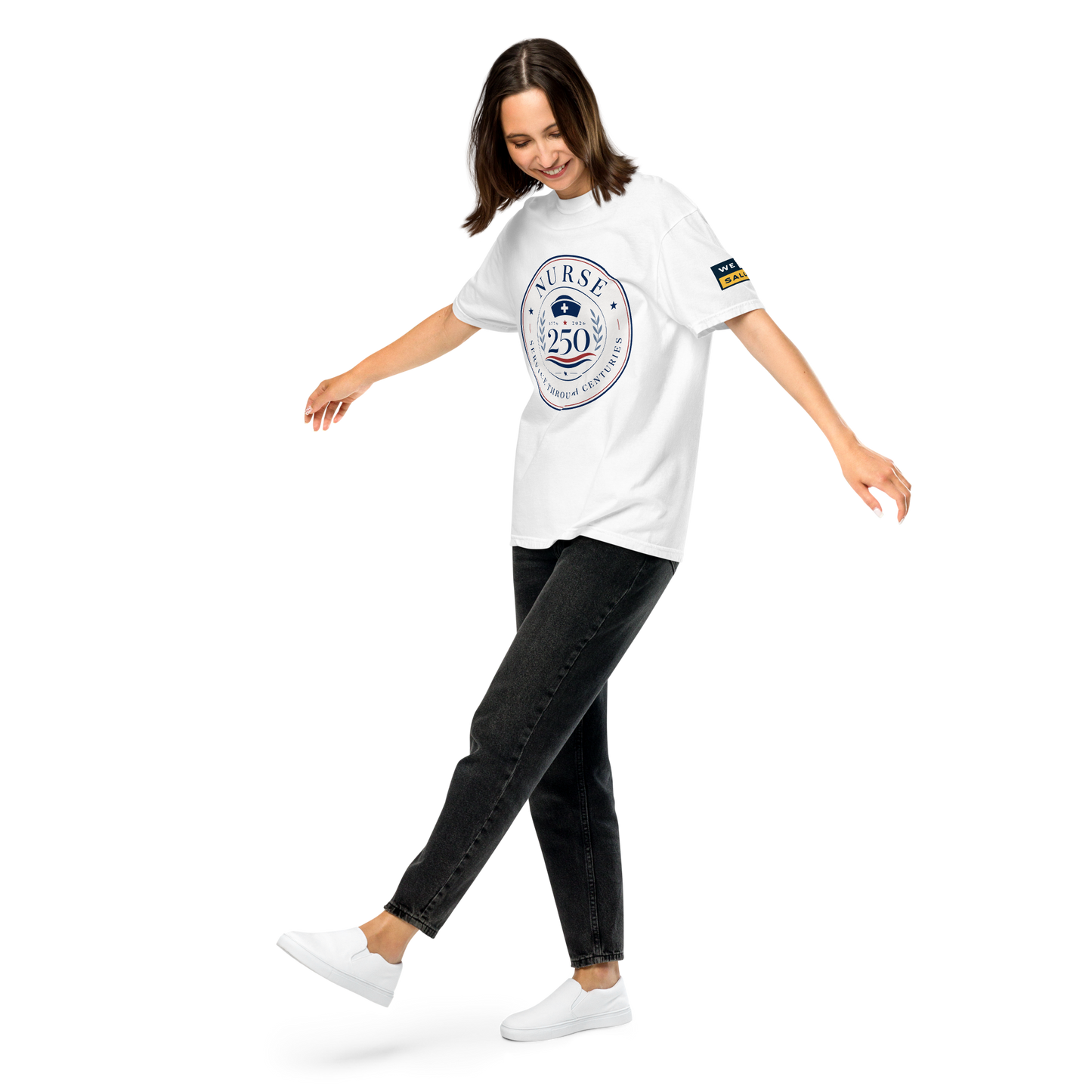 Nurses — Service Through Centuries Seal Tee