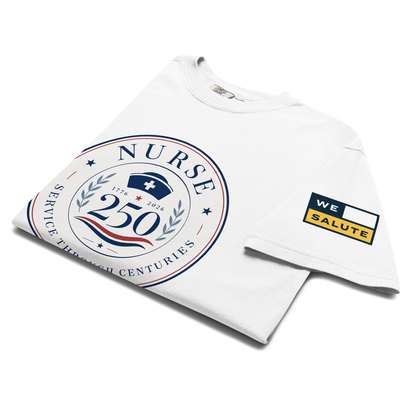Nurses — Service Through Centuries Seal Tee